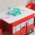 Masuta BUS  multifunctionala cu doua scaune si multiple spatii de depozitare